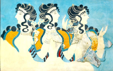 Reproduction of the Ladies in Blue